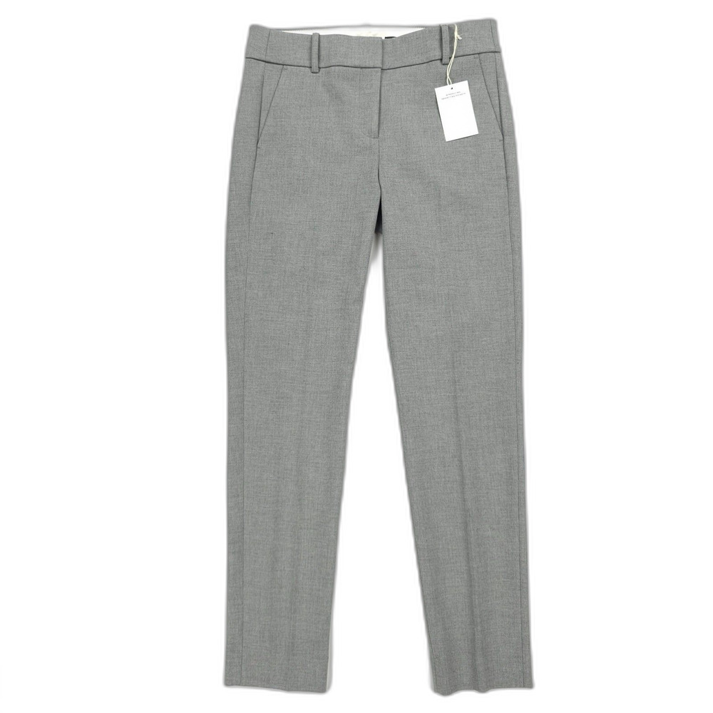 NWT J Crew Full-length Cameron pant four-season stretch Gray Old Money Preppy 6